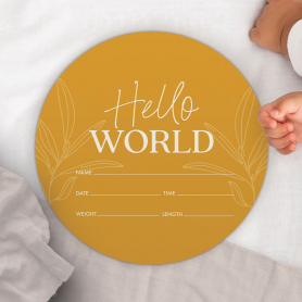 Birth Announcement Plaque