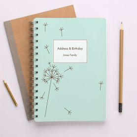 Personalised Address & Birthday Book